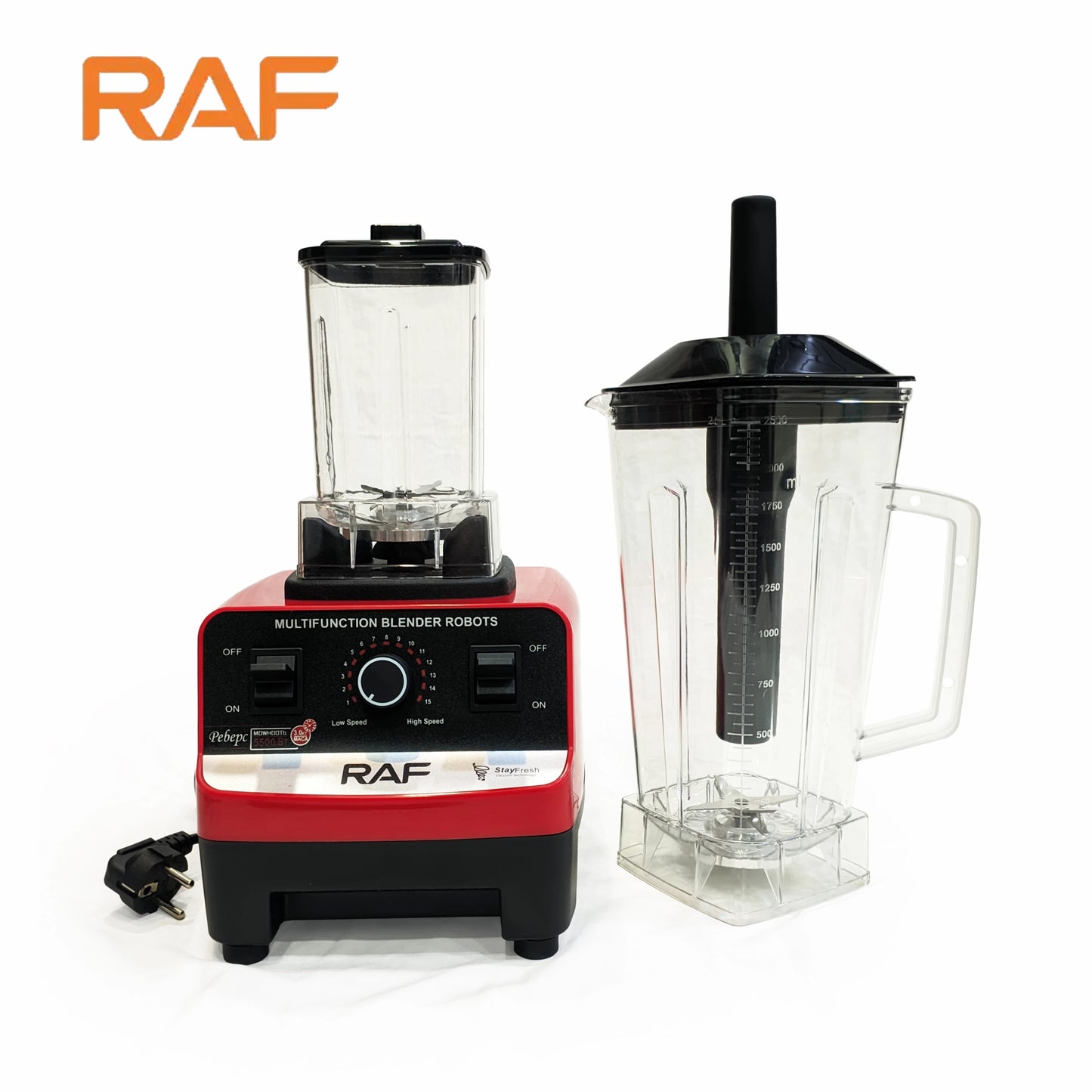 2-in-1 Electric Blender – Unbreakable 2.0L Jug & Grinder – 2400w